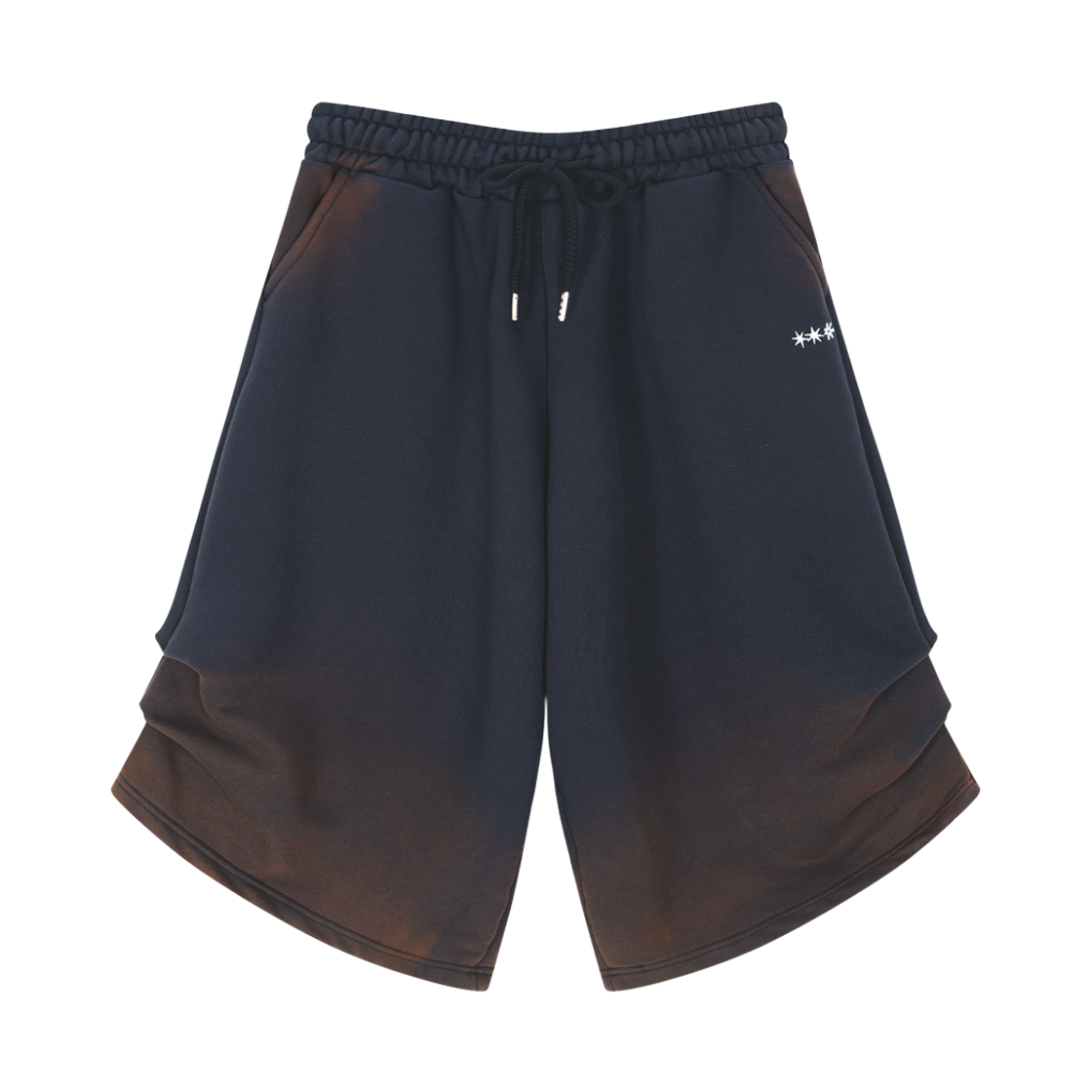 TPA2FB02ON TONSIL Pin-Tuck Washed Long Bermuda Pants Navy