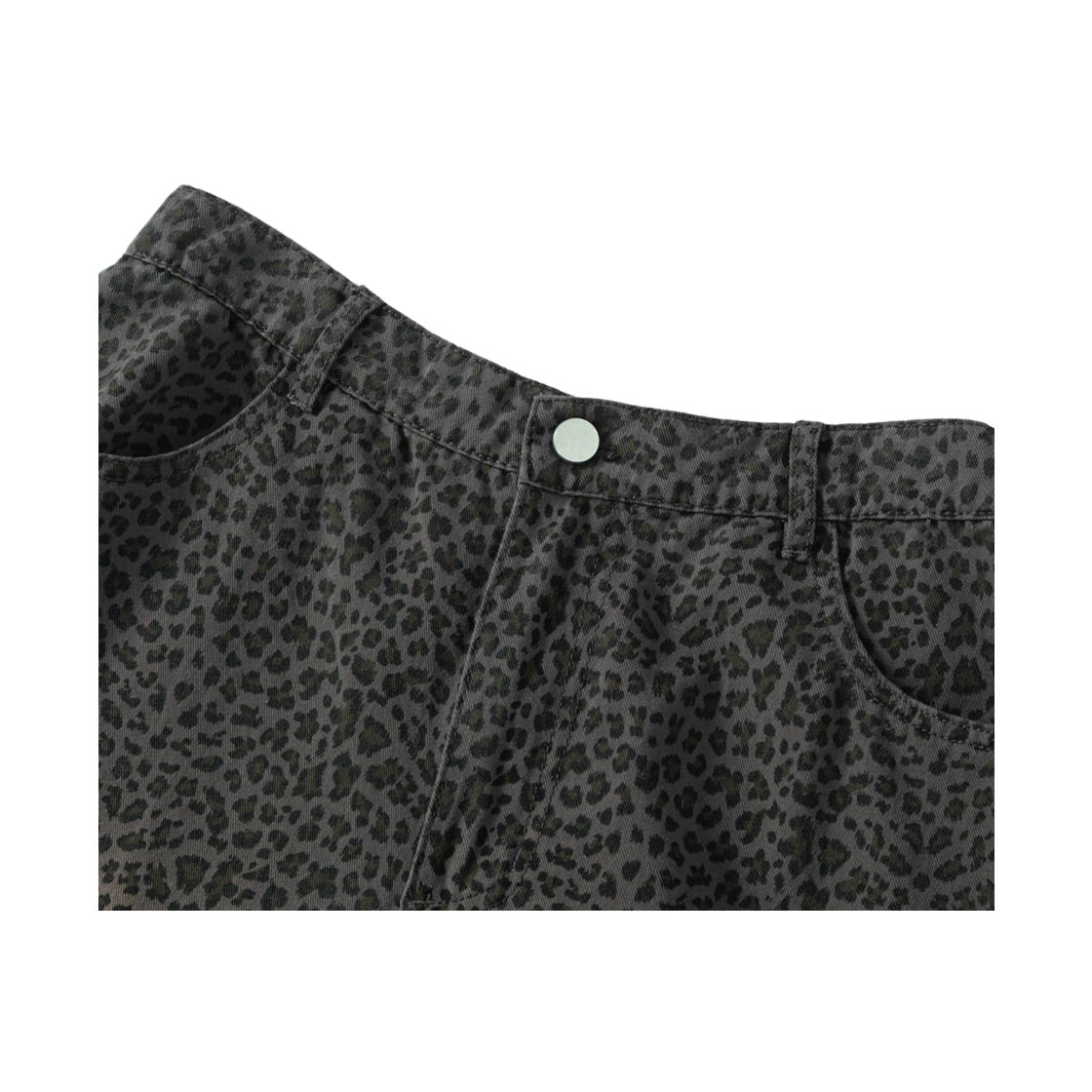 톤슬 워싱 레오파드 버뮤다 팬츠 차콜(TONSIL Washed Leopard Bermuda Pants Charcoal) - 3