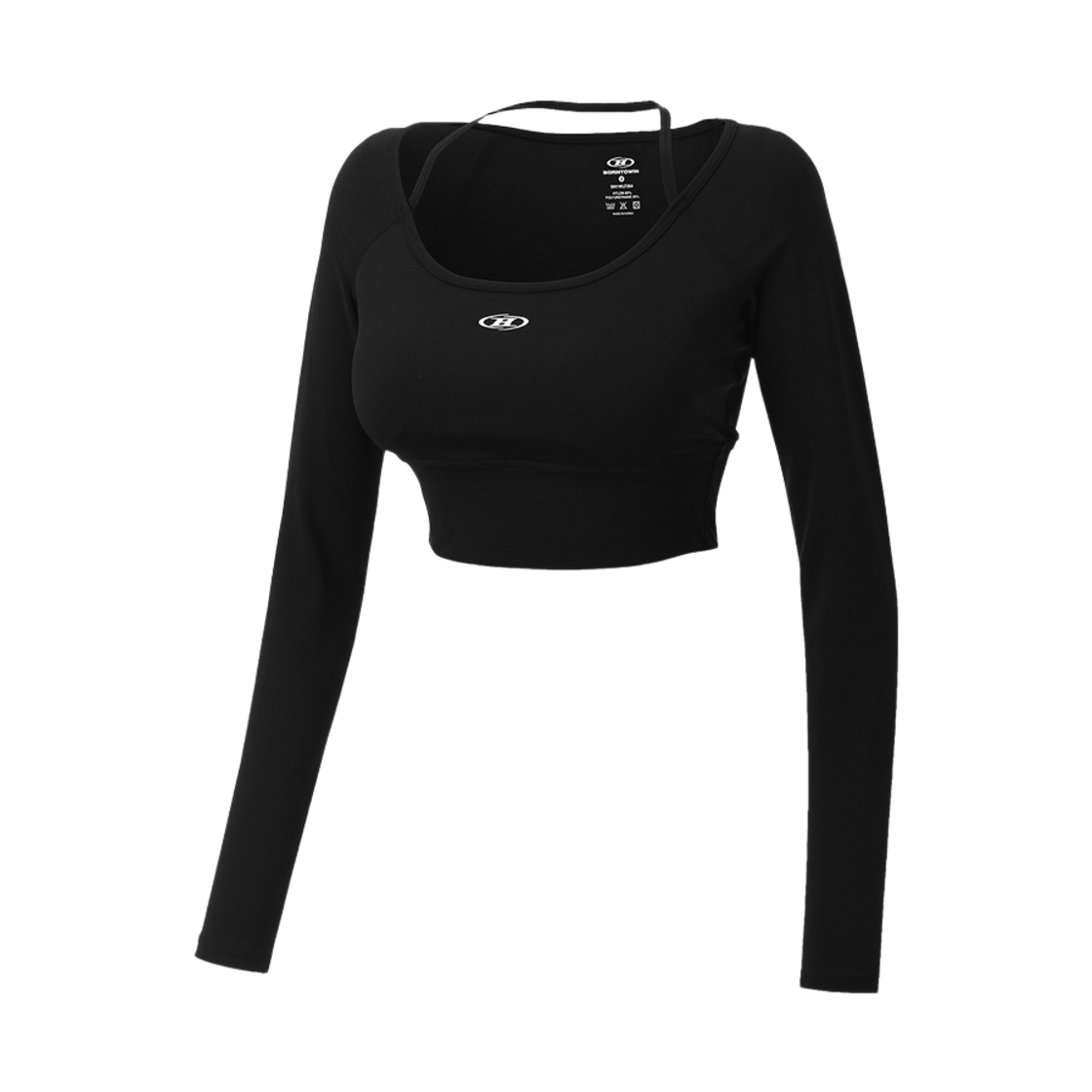 본투윈 W 레이어드 스트랩 롱슬리브 블랙(BORN TO WIN W Layered Strap Long Sleeve Black) - 2