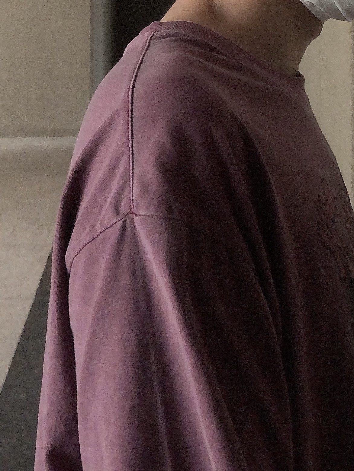 Undermycar Mu.03 Anti Fxxking Logo Play Oversized Sweat Jogger Pigment Gray 착용 스타일 - 3