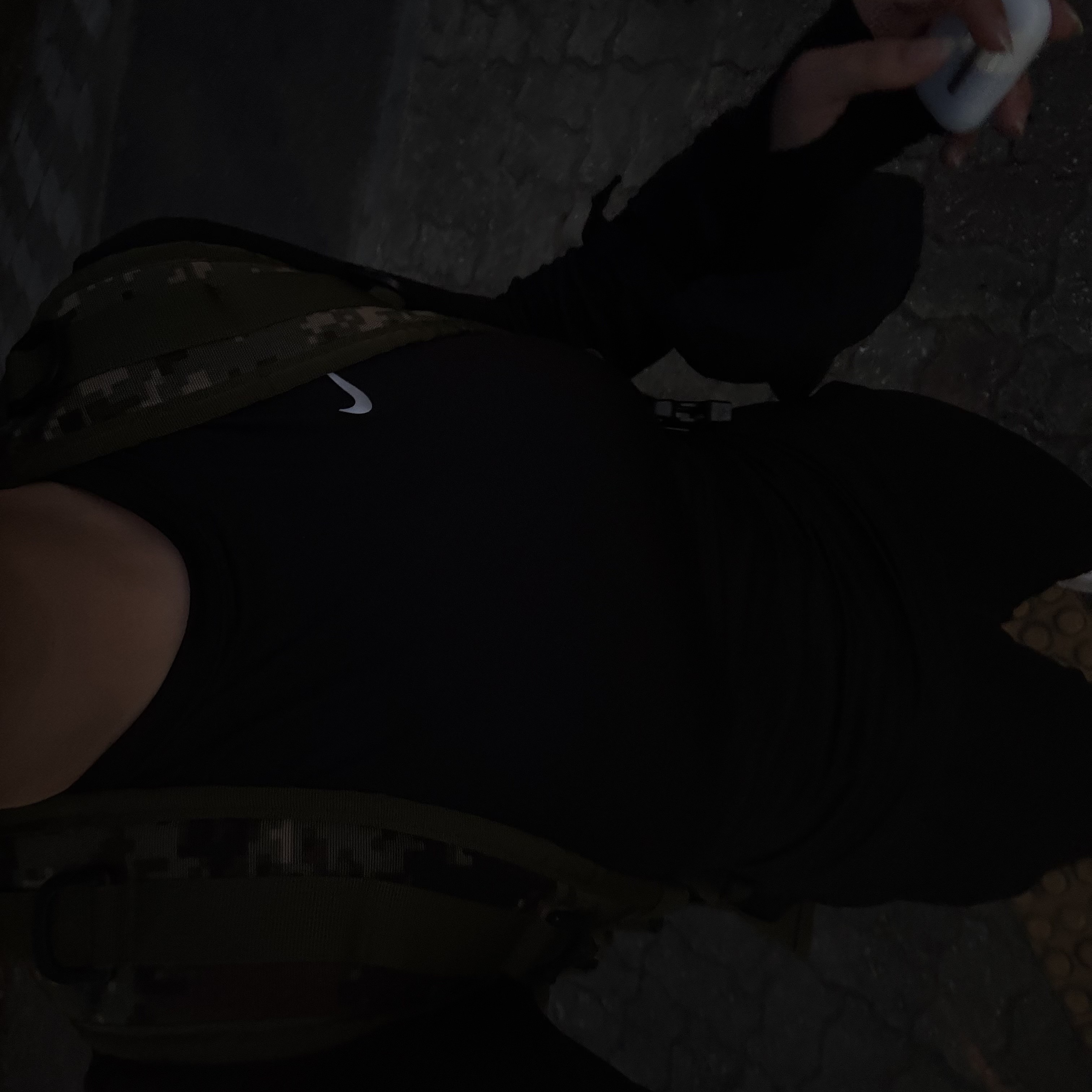 (W) Nike Swift Dri-Fit Long Sleeve Crewneck Running Top Black - Asia 착용 스타일