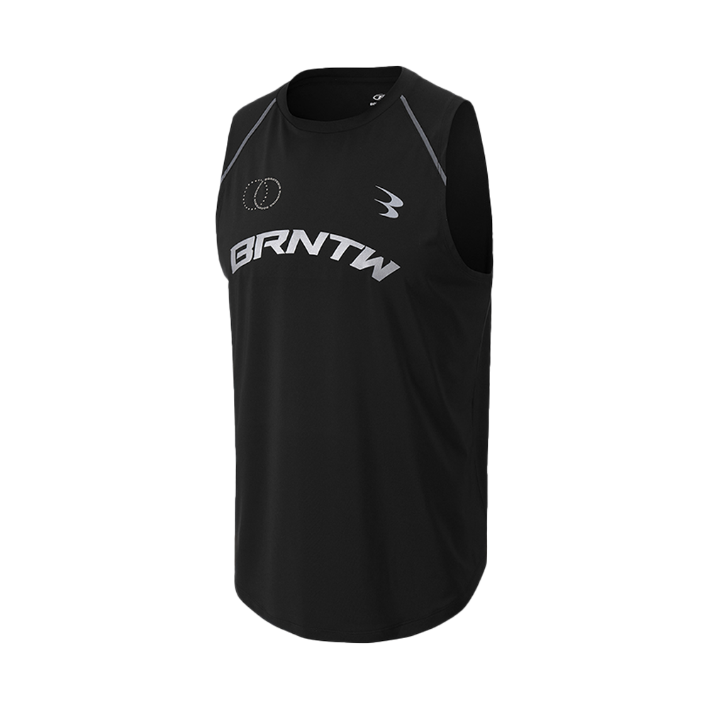 본투윈 BRNTW 퀵 드라이 싱글렛 블랙(BORN TO WIN Brntw Quick Dry Singlet Black)