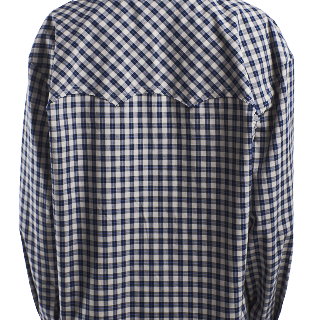 애프터마켓 웨스턴 체크 셔츠 블루(aftermarket Western Check Shirts Blue) - 2