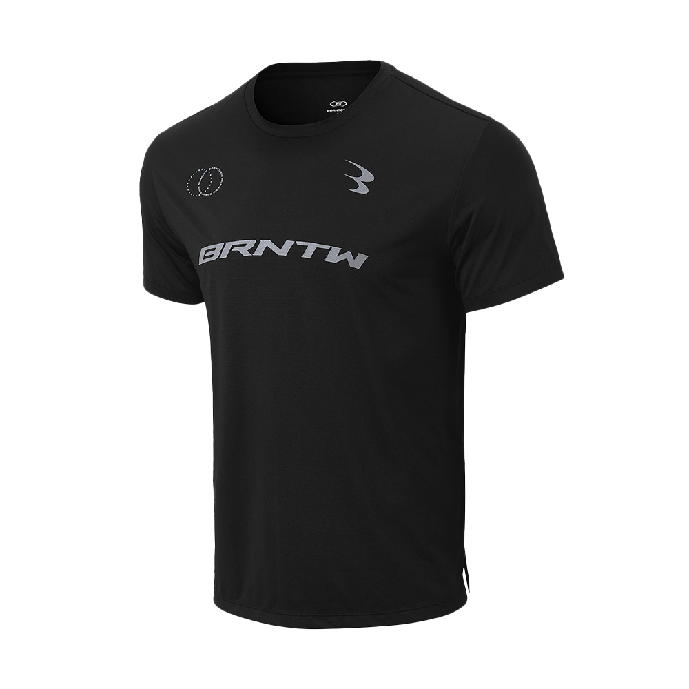 본투윈 커브 B 에어플로우 메쉬 티셔츠 블랙(BORN TO WIN Curve B Airflow Mesh T-Shirts Black) - 2