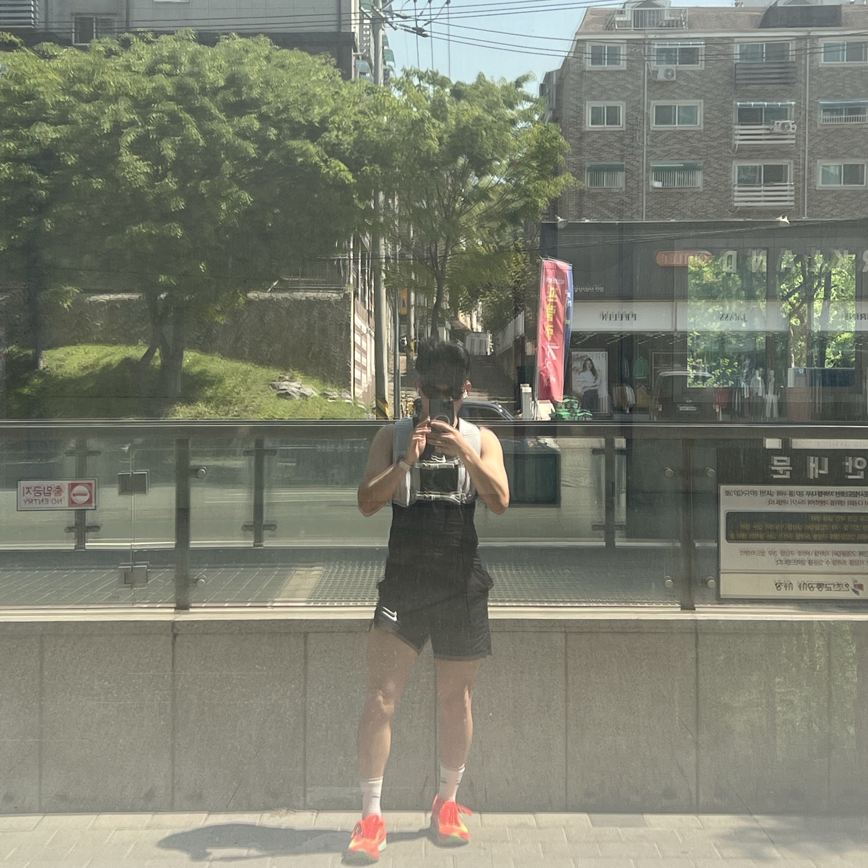 Nike Zoom Fly 6 Bright Crimson Lime Blast, Nike Pro Dri-Fit Tight Fitness Top Black White - Asia 착용 스타일 - 1