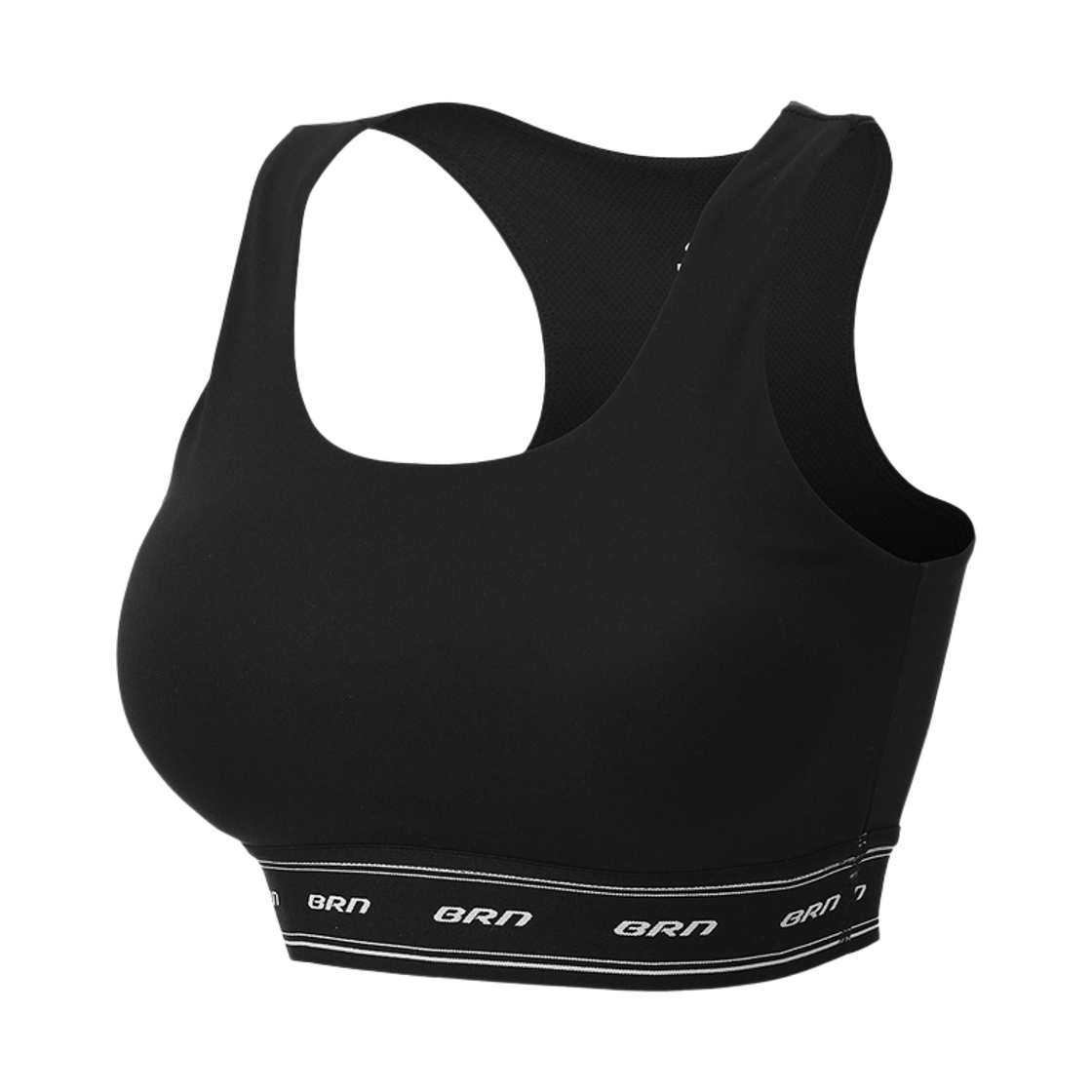 본투윈 W 더블 라인 밴드 브라 탑 블랙(BORN TO WIN W Double Line Band Bra Top Black)