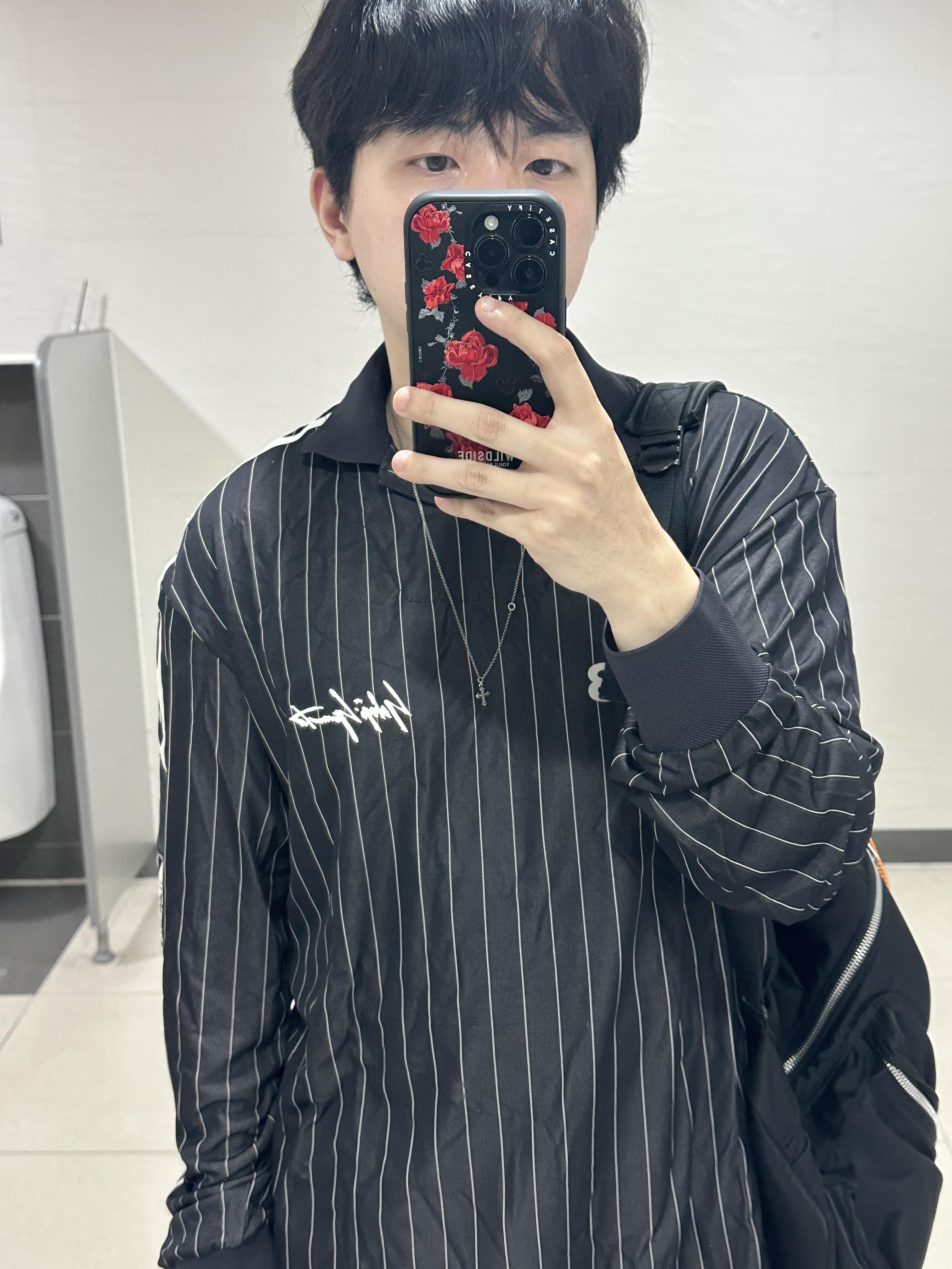 Y-3 x Zinedine Zidane Soccer Long Sleeve Jersey Black 착용 스타일 - 3