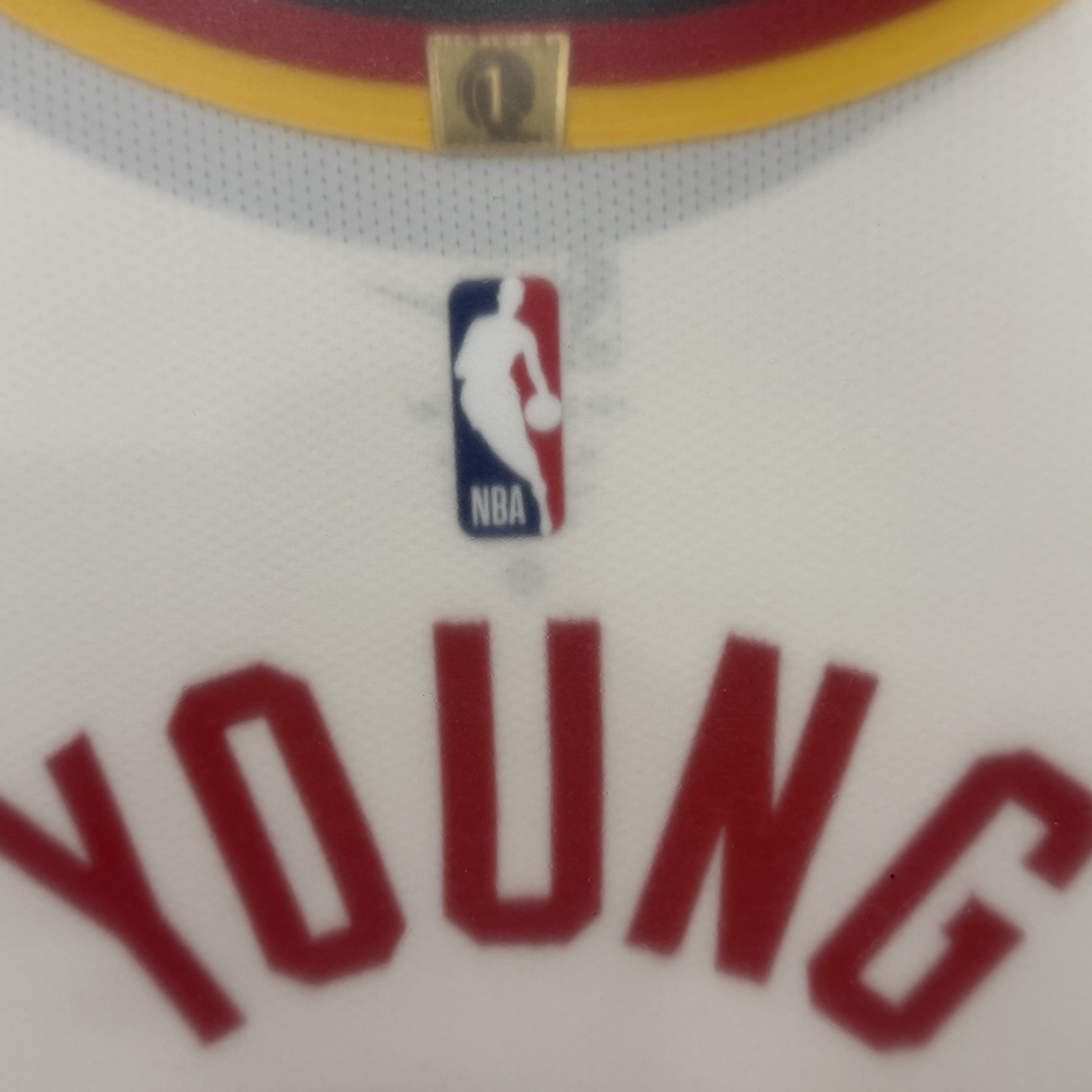 Nike Trae Young Atlanta 2022/23 Dri-Fit NBA Swingman Replica Jersey University Red (DN1995-657) (Marking Ver.) 착용 스타일 - 2
