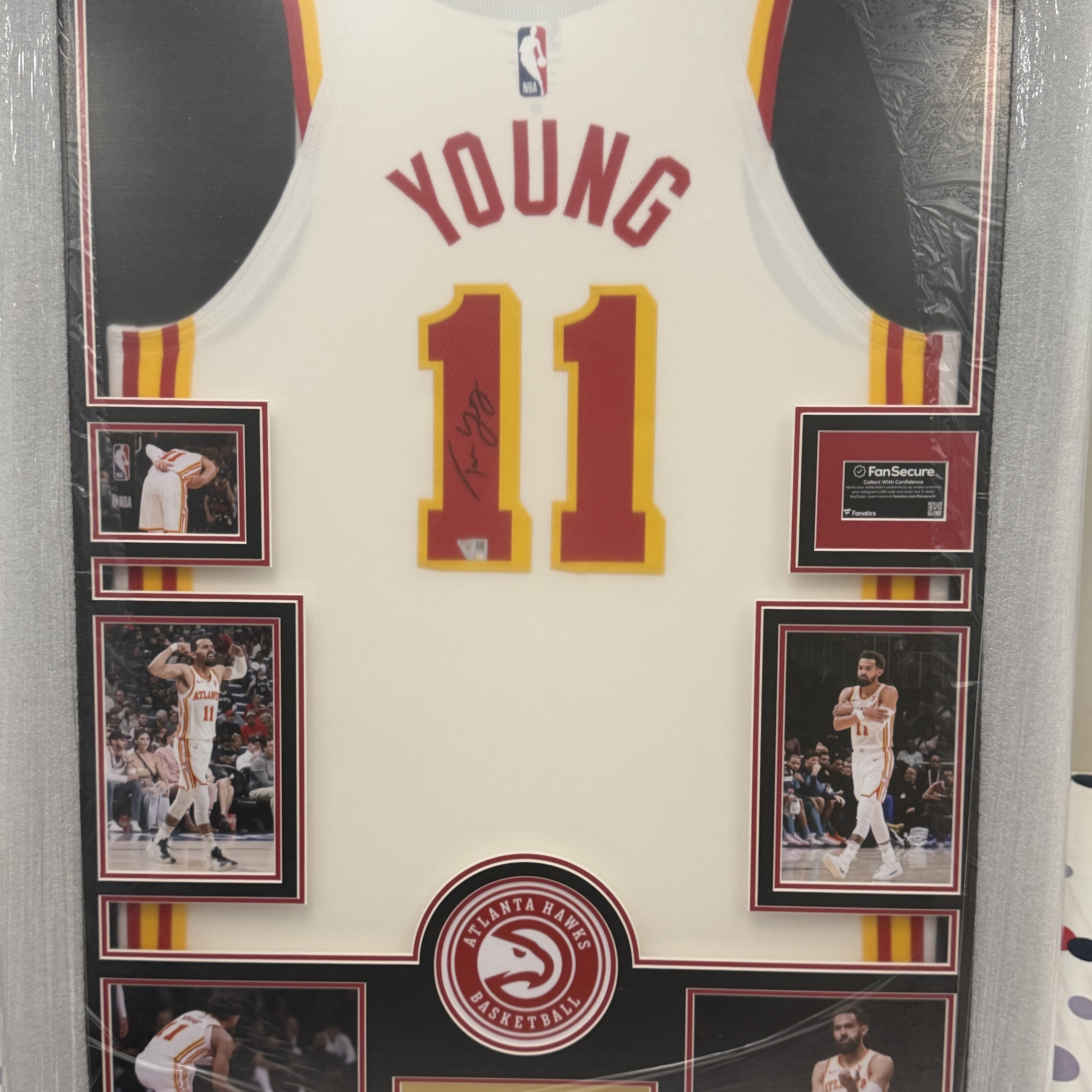 Nike Trae Young Atlanta 2022/23 Dri-Fit NBA Swingman Replica Jersey University Red (DN1995-657) (Marking Ver.) 착용 스타일 - 1