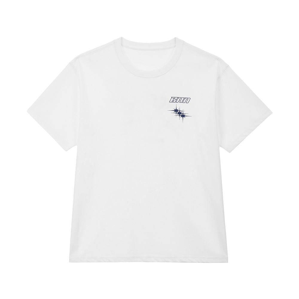 본투윈 BRN 러너스 클럽 티셔츠 화이트(BORN TO WIN Brn Runner's Club T-Shirts White)