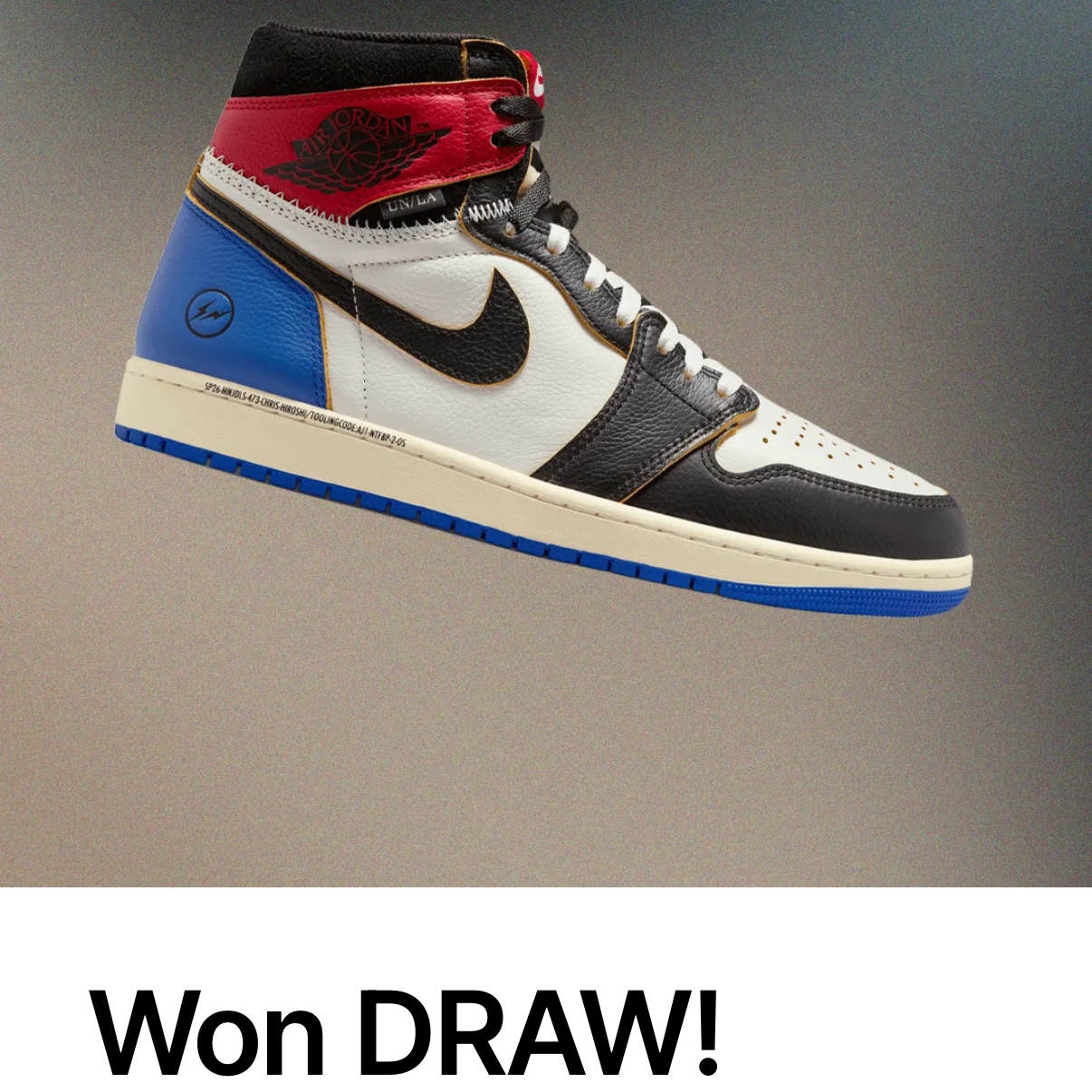 Jordan 1 x Fragment x Union LA Black and Varsity Red 착용 스타일