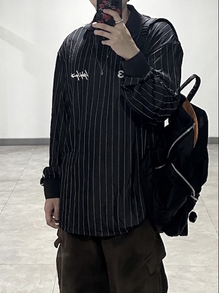 Y-3 x Zinedine Zidane Soccer Long Sleeve Jersey Black 착용 스타일 - 1