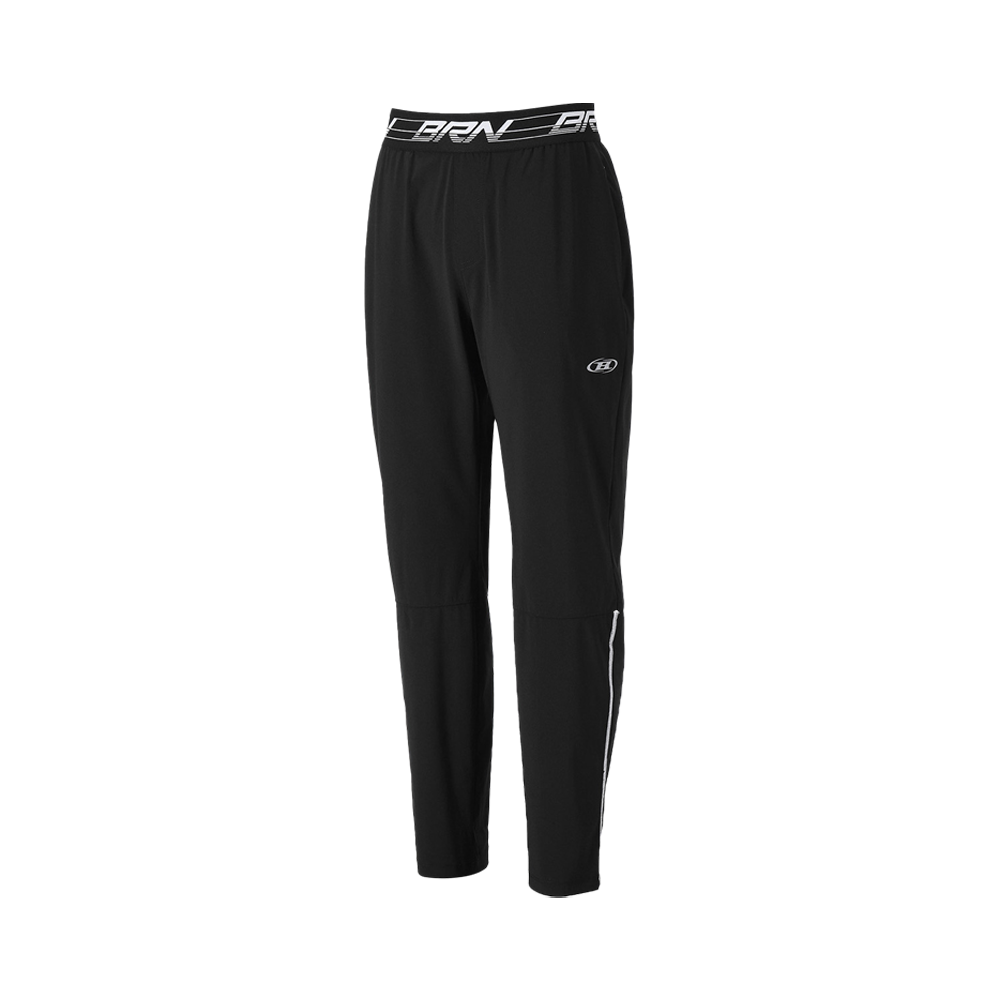 BH1MLP258BK BORN TO WIN Brn Logo Band Tech Form Pants Black