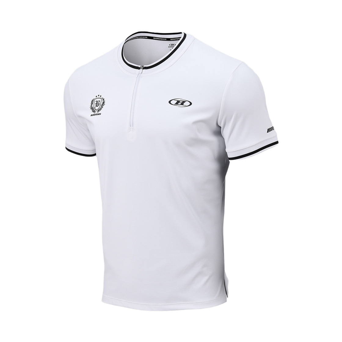 본투윈 BRN 엠블럼 하프집업 져지 화이트(BORN TO WIN Brn Emblem Half Zip-Up Jersey White) - 2