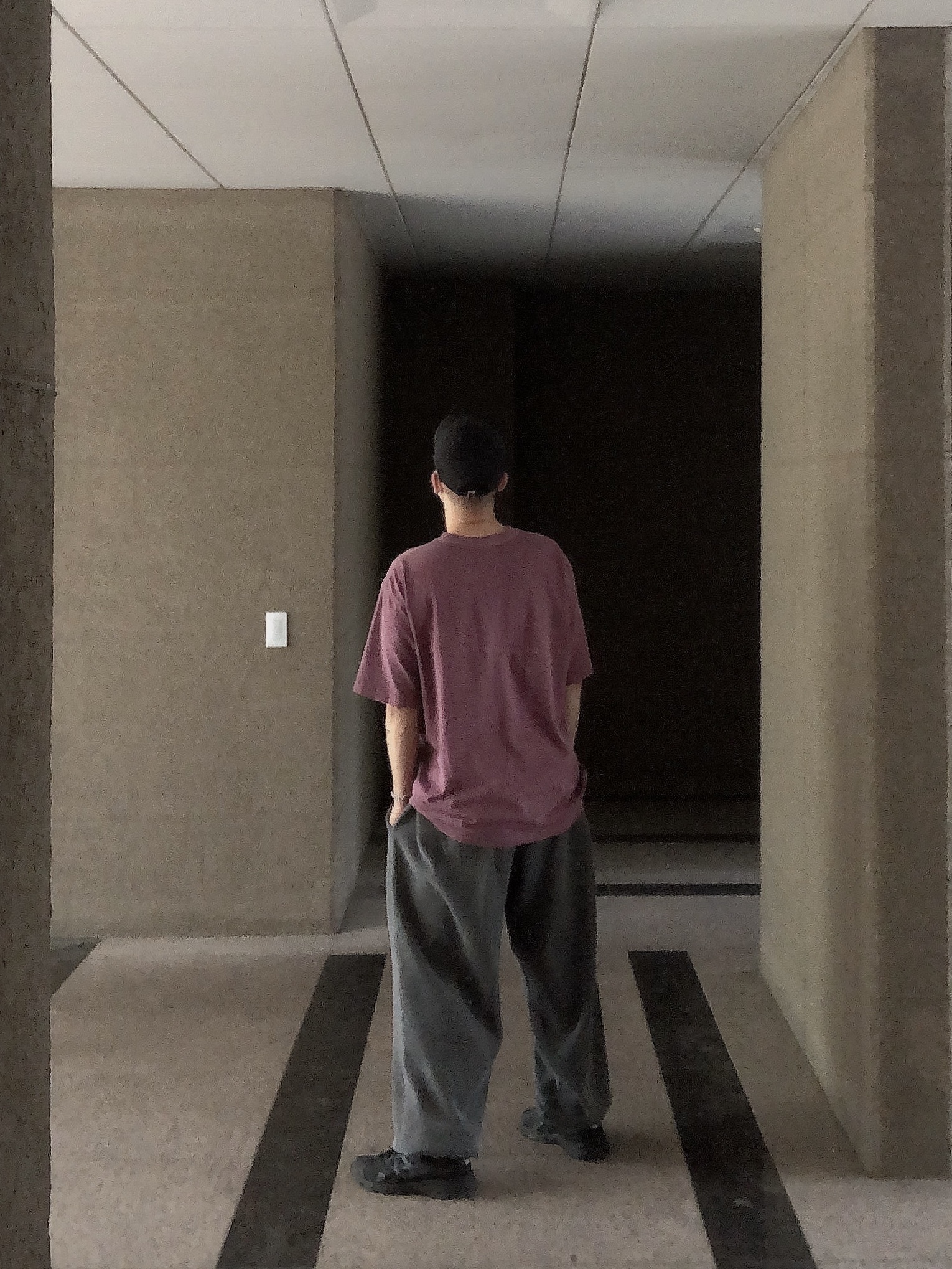 Undermycar Mu.03 Anti Fxxking Logo Play Oversized Sweat Jogger Pigment Gray 착용 스타일 - 2
