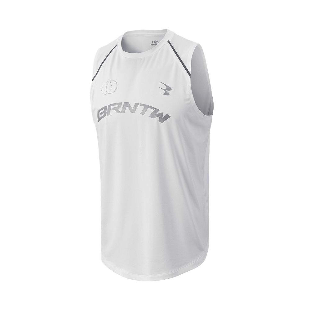 본투윈 BRNTW 퀵 드라이 싱글렛 화이트(BORN TO WIN Brntw Quick Dry Singlet White)