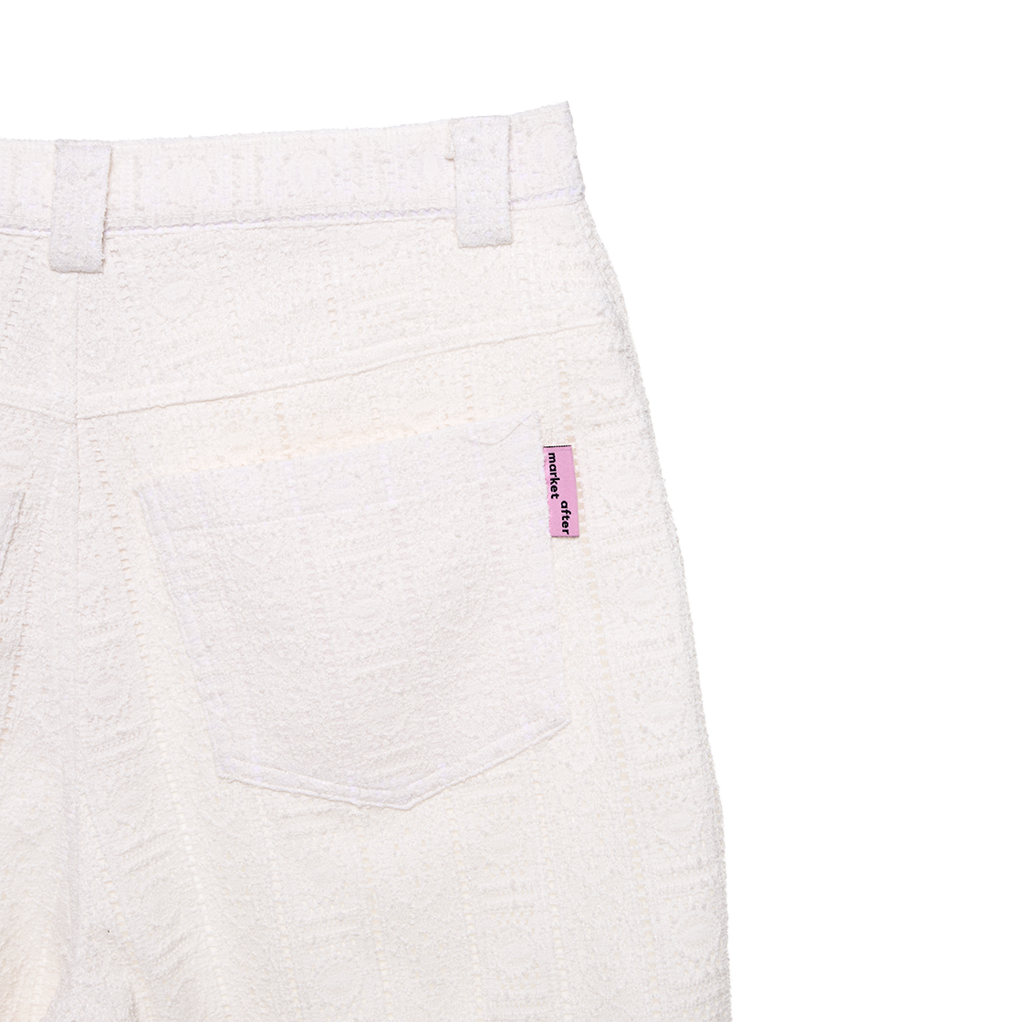 애프터마켓 펀칭 버뮤다 쇼츠 아이보리(aftermarket Punching Bermuda Shorts Ivory) - 3