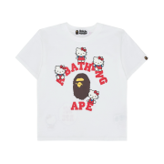 (W) BAPE x Sanrio Characters College Mini T-Shirt White