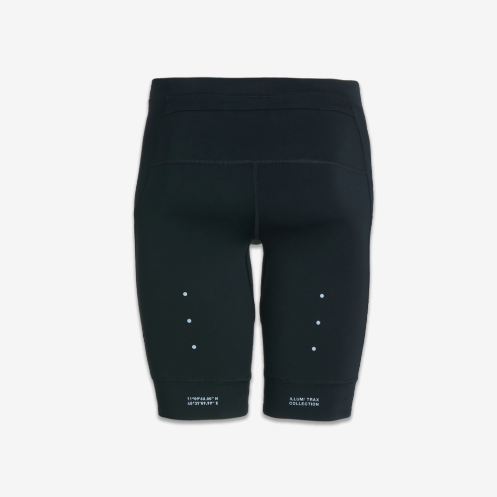 아틀라스 콜렉티프 일루미 트랙스 V2 남성 러닝 하프 타이즈 블랙(Atlas COLLECTIF Illumi Trax V2 MENS Running Half Tights BK) - 2