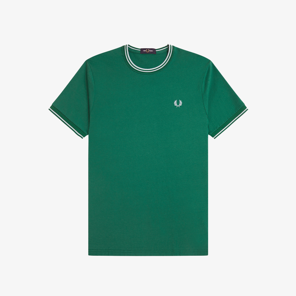 프레드페리 트윈 팁 티셔츠 스포츠그린 라이트아이스(Fred Perry Twin Tipped T-Shirt Sport Green Light Ice) - 3