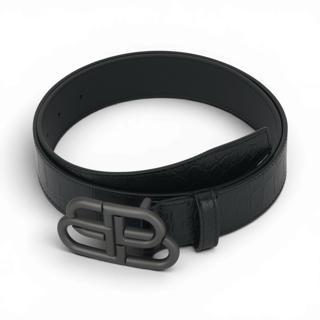 발렌시아가 BB 라지 벨트 블랙(Balenciaga BB Large Belt Black) - 2