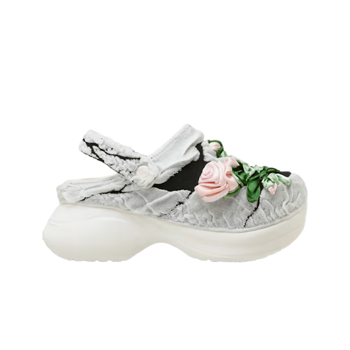 212977-0WV (W) Crocs x Caroline Hu Bae Clog Chalk
