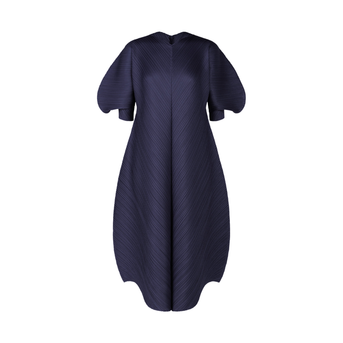 PP61-JH464-75 (W) Pleats Please Issey Miyake Coast Dress Navy