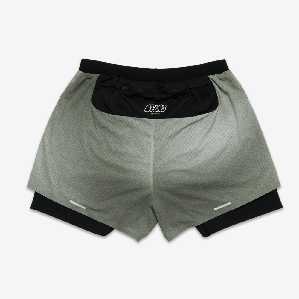 아틀라스 콜렉티프 에리아 울트라 남성 2 in 1 쇼츠 올리브(Atlas COLLECTIF Aeria Ultra MENS 2 in 1 Shorts_OV) - 2