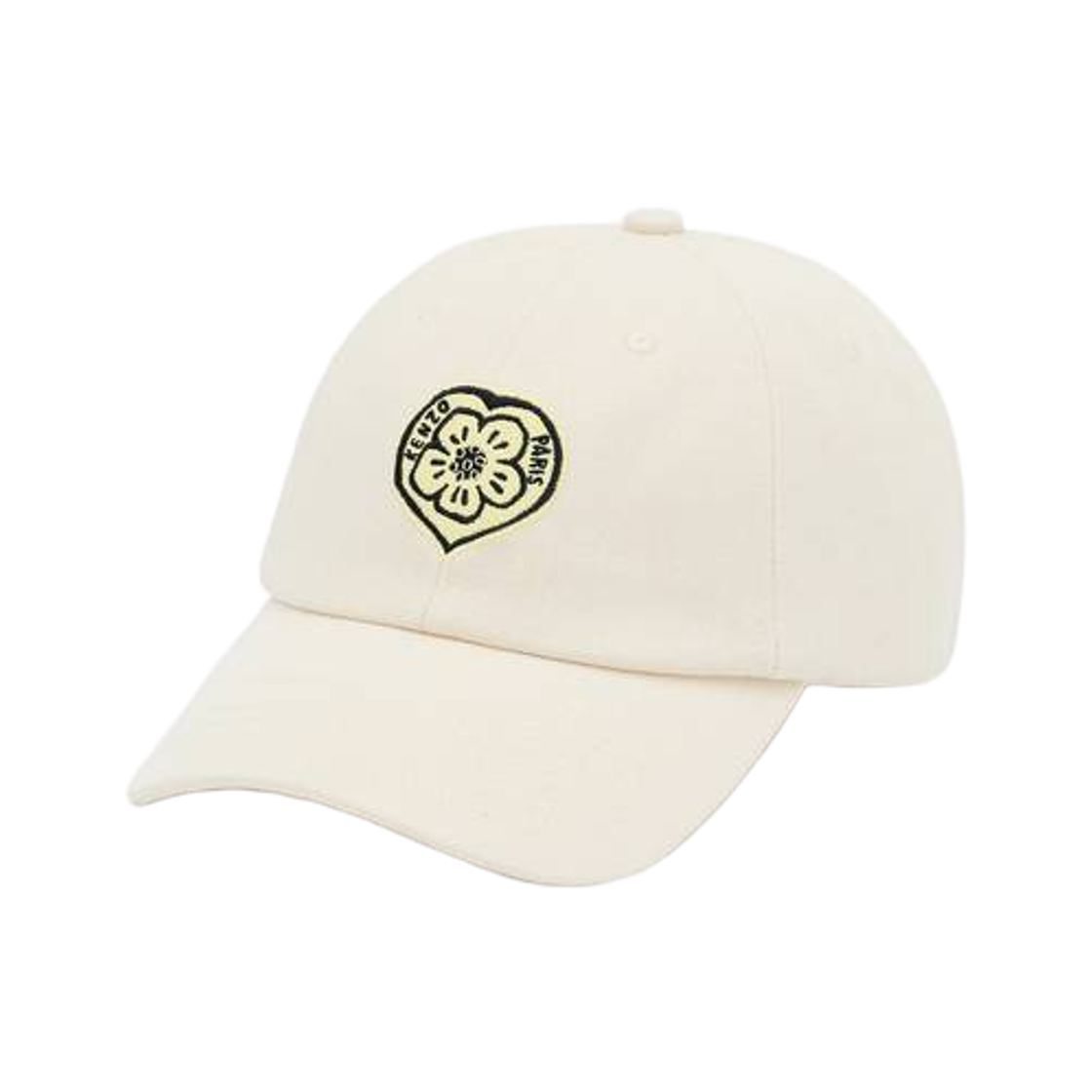 겐조 보케 하트 코튼 자수 캡 베이지(Kenzo Boke Heart Cotton Embroidered Cap Beige) - 1