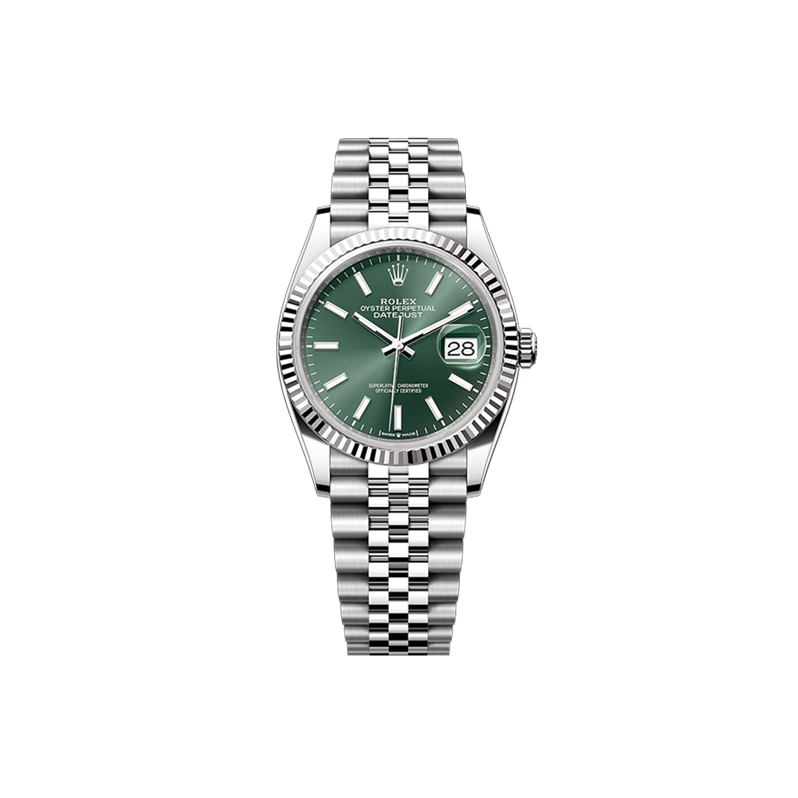 롤렉스 데이저스트 36-126234 민트그린 바 쥬빌리 NO.8054(Rolex Datejust 126234 Mint Green Bar Jubilee No. 8054) - 1
