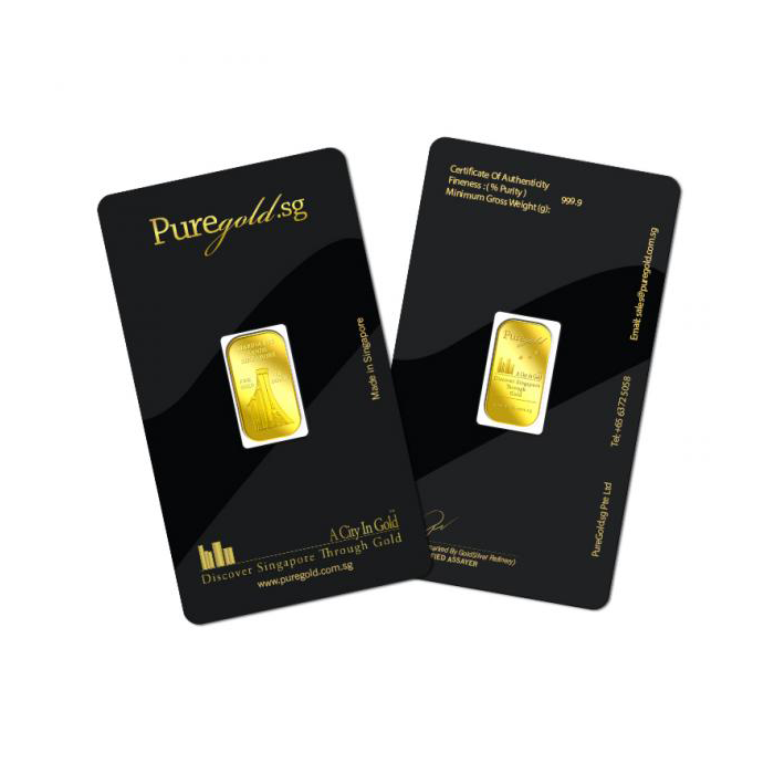 퓨어골드 24K 순금 싱가폴 프리미엄 골드바 1g 마리나배이샌즈(puregoldsg Marina Bay Sands 1g Gold Bar) - 6