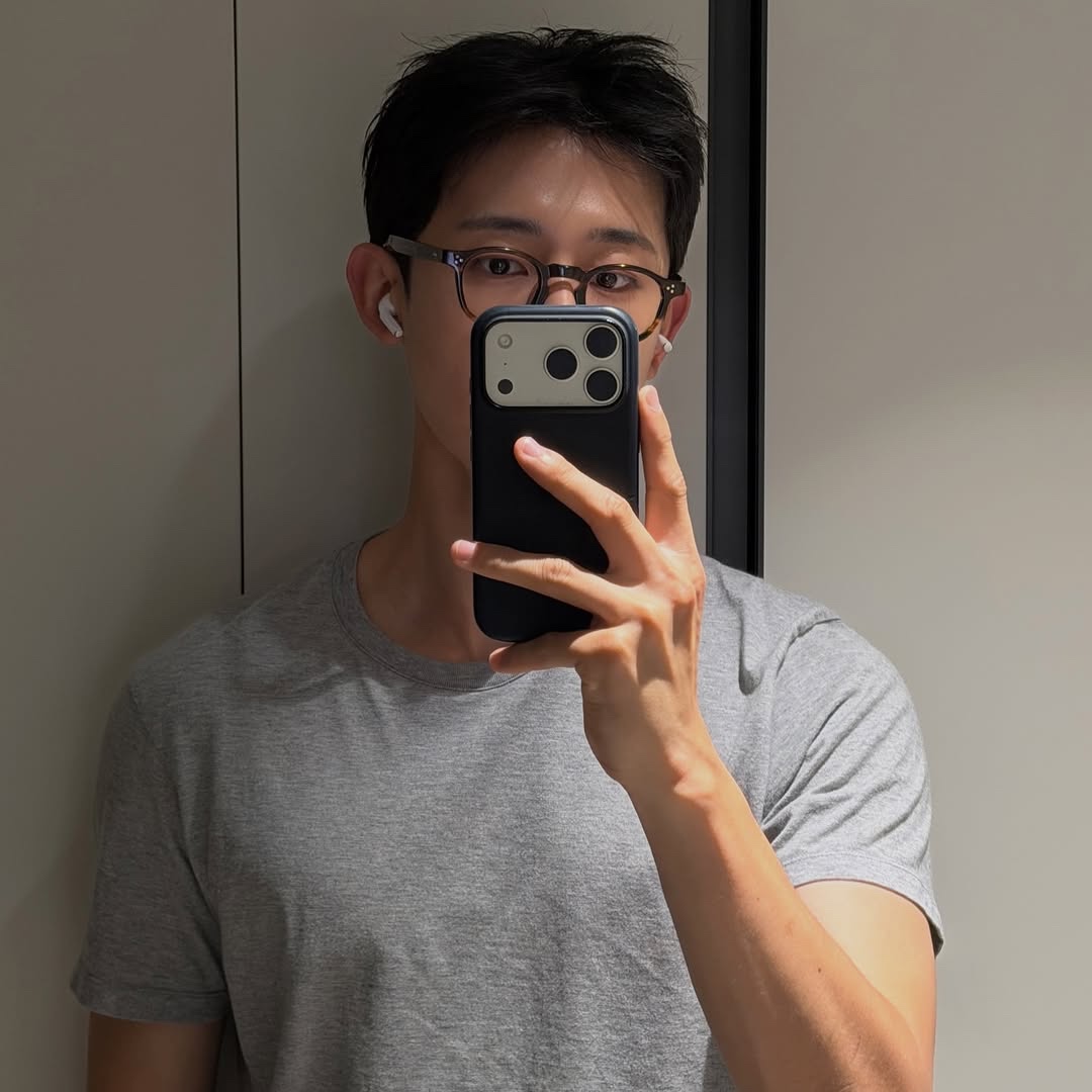 lash Lunettes 01 Havana 착용 스타일