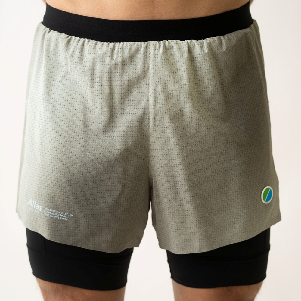 아틀라스 콜렉티프 에리아 울트라 남성 2 in 1 쇼츠 올리브(Atlas COLLECTIF Aeria Ultra MENS 2 in 1 Shorts_OV) - 3