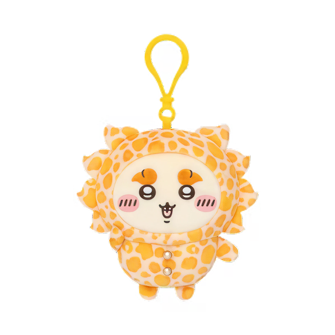 - Chiikawa x Don Quijote Leopard Print Pajama Mascot Keyring Shisa