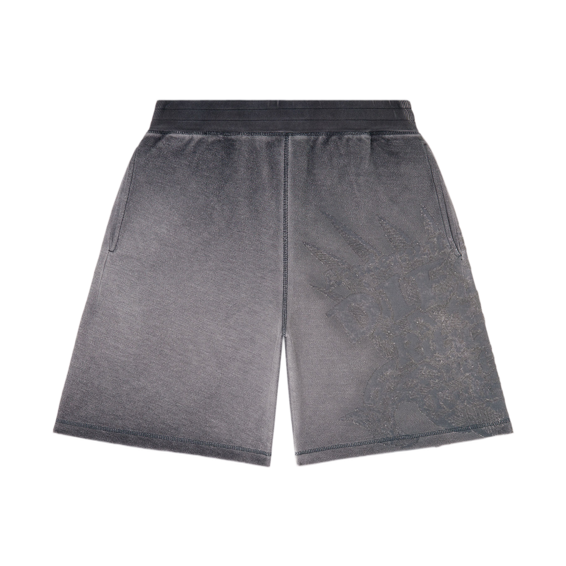 A226560IKBV-96H Diesel Sweatshorts with Devore Motifs 96H