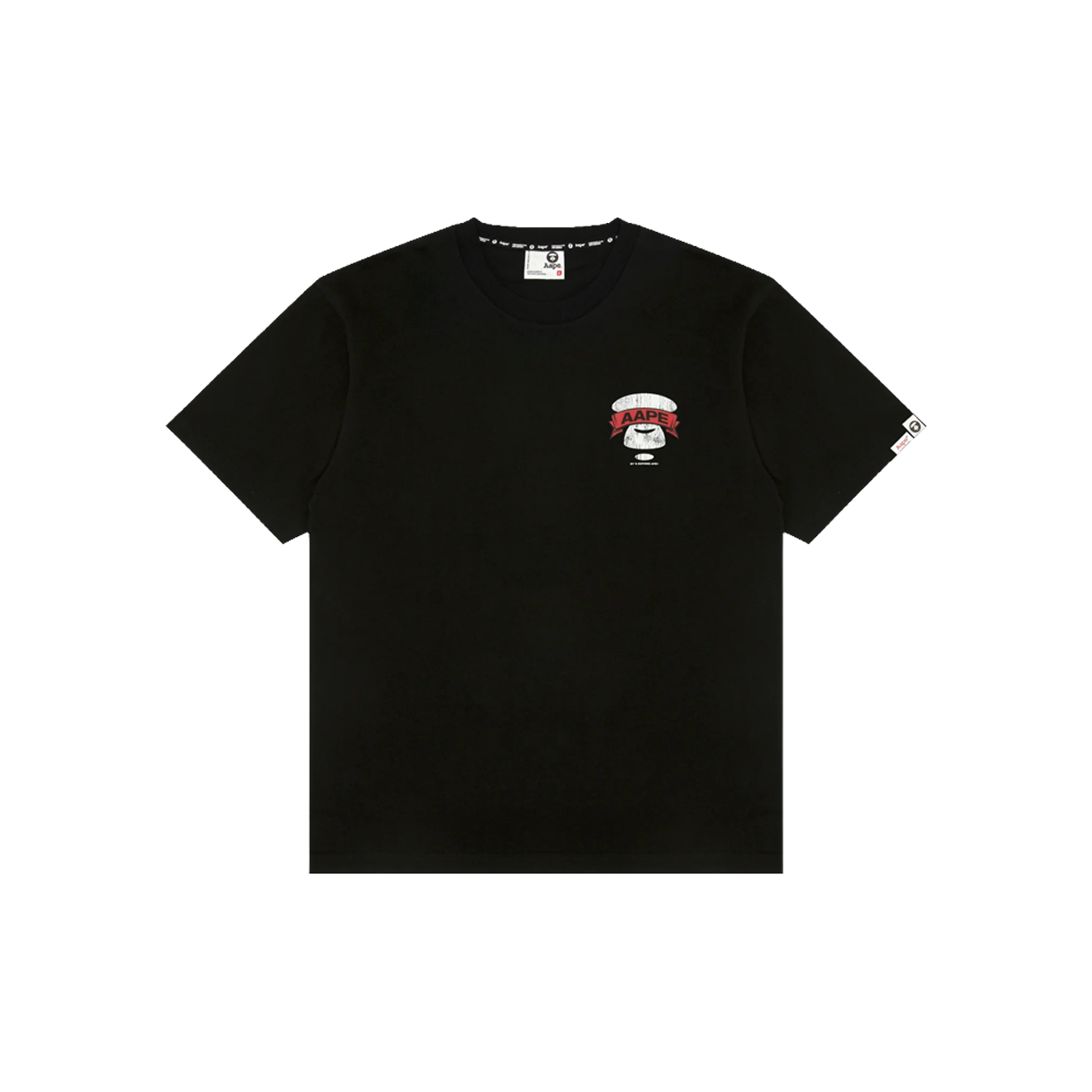 에이프 유니버스 그래픽 티셔츠 블랙 - 26FW(AAPE Universe Graphics T-Shirt Black - 26FW)