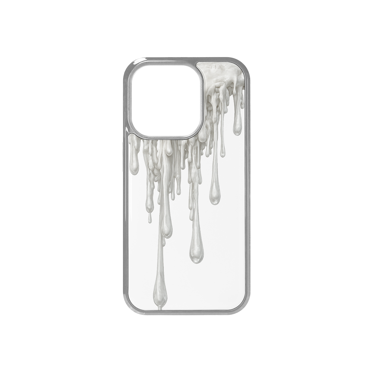 속담 촛농 흔적 실버 범퍼 케이스 (glass/magsafe)(SOKDAM WAX TRACE silver bumper case (glass/magsafe))