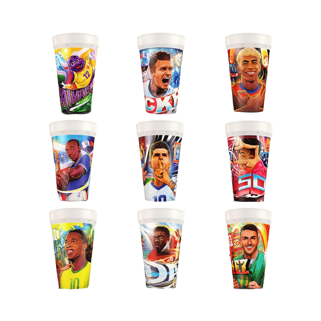 맥도날드 2026 피파 월드컵 컬렉터블 컵 미개봉 랜덤박스 (1개입)(MacDonald's 2026 FIFA World Cup Collectible Cup Sealed Case (1 Blind Box))