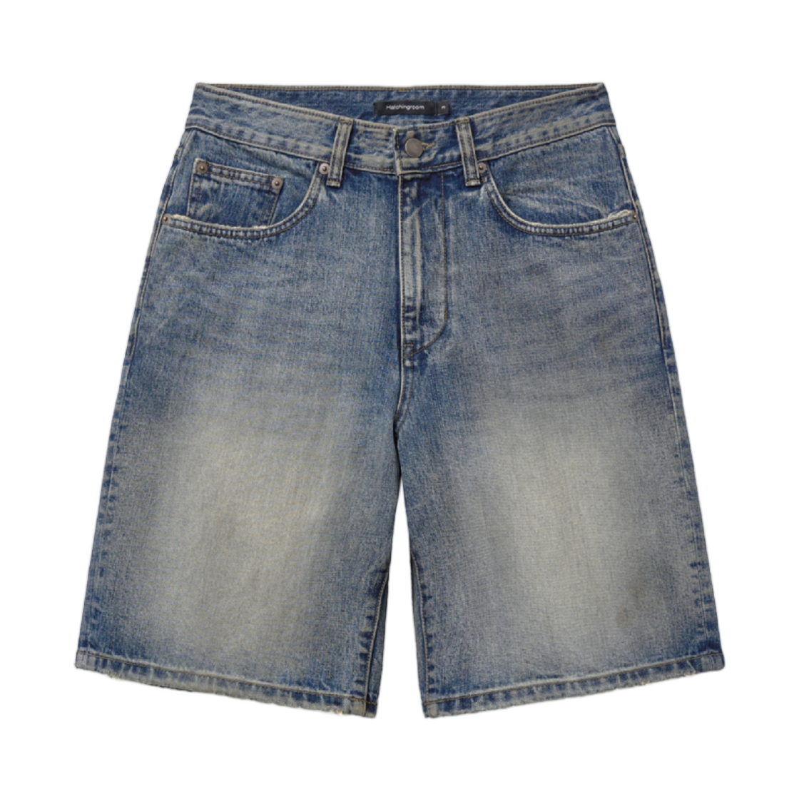 해칭룸 데님 쇼츠 페이디드 블루(Hatchingroom Denim Shorts Faded Blue)