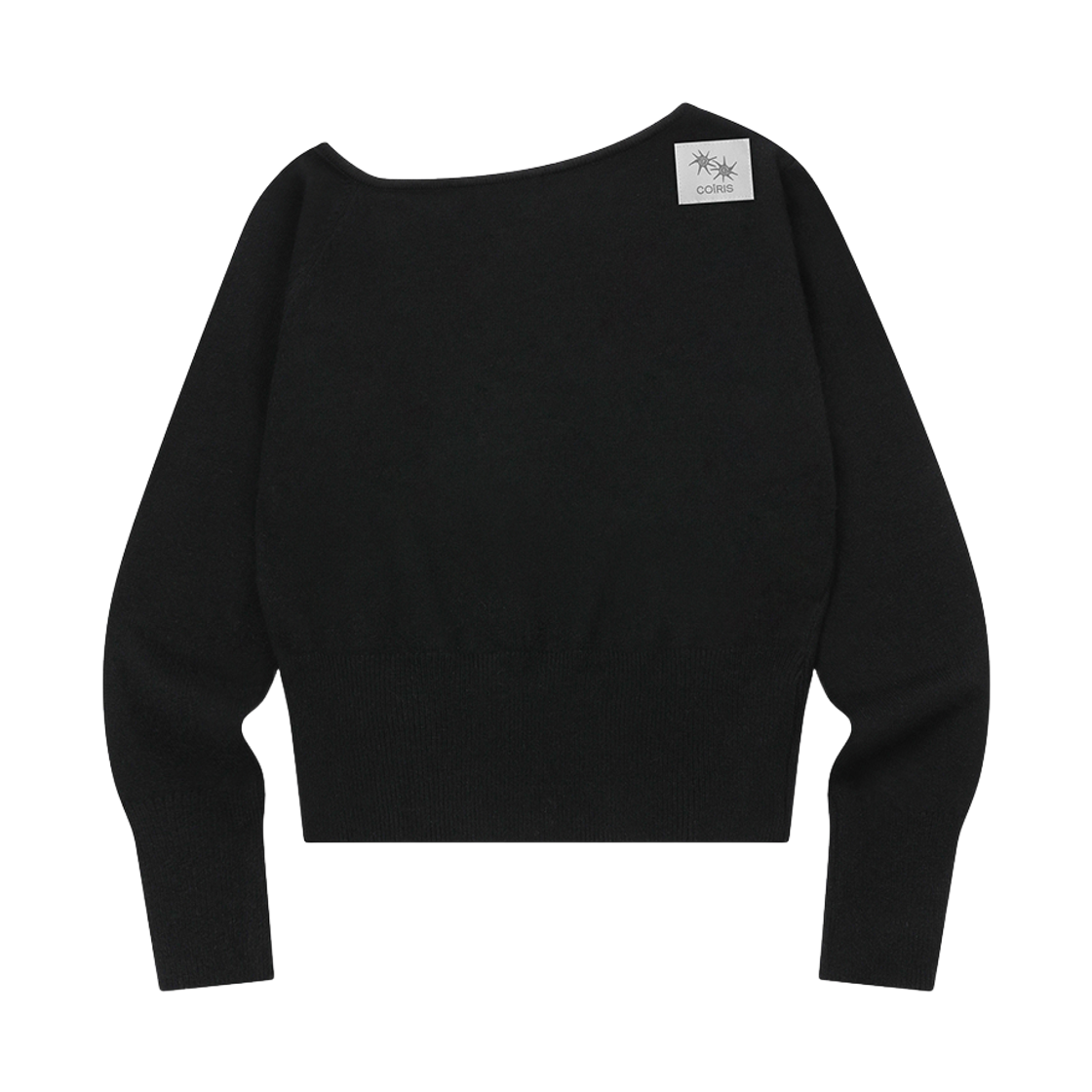 코이리스 베온 원 숄더 니트 블랙(Coiris Beon One Shoulder Knit Black) - 2