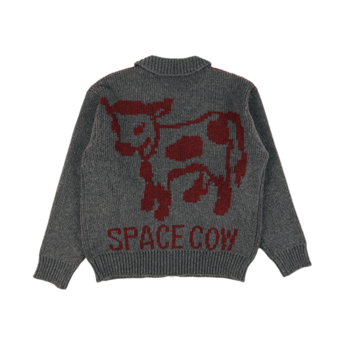 이알티알 스페이스 카우 코위찬 니트 자켓 그레이(ERTR Space Cow Cowichan Knit Jacket Grey) - 2