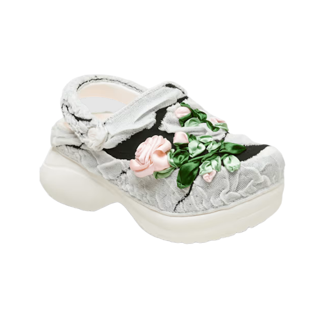 (W) 크록스 x 캐롤라인 후 베이 클로그 초크((W) Crocs x Caroline Hu Bae Clog Chalk) - 3