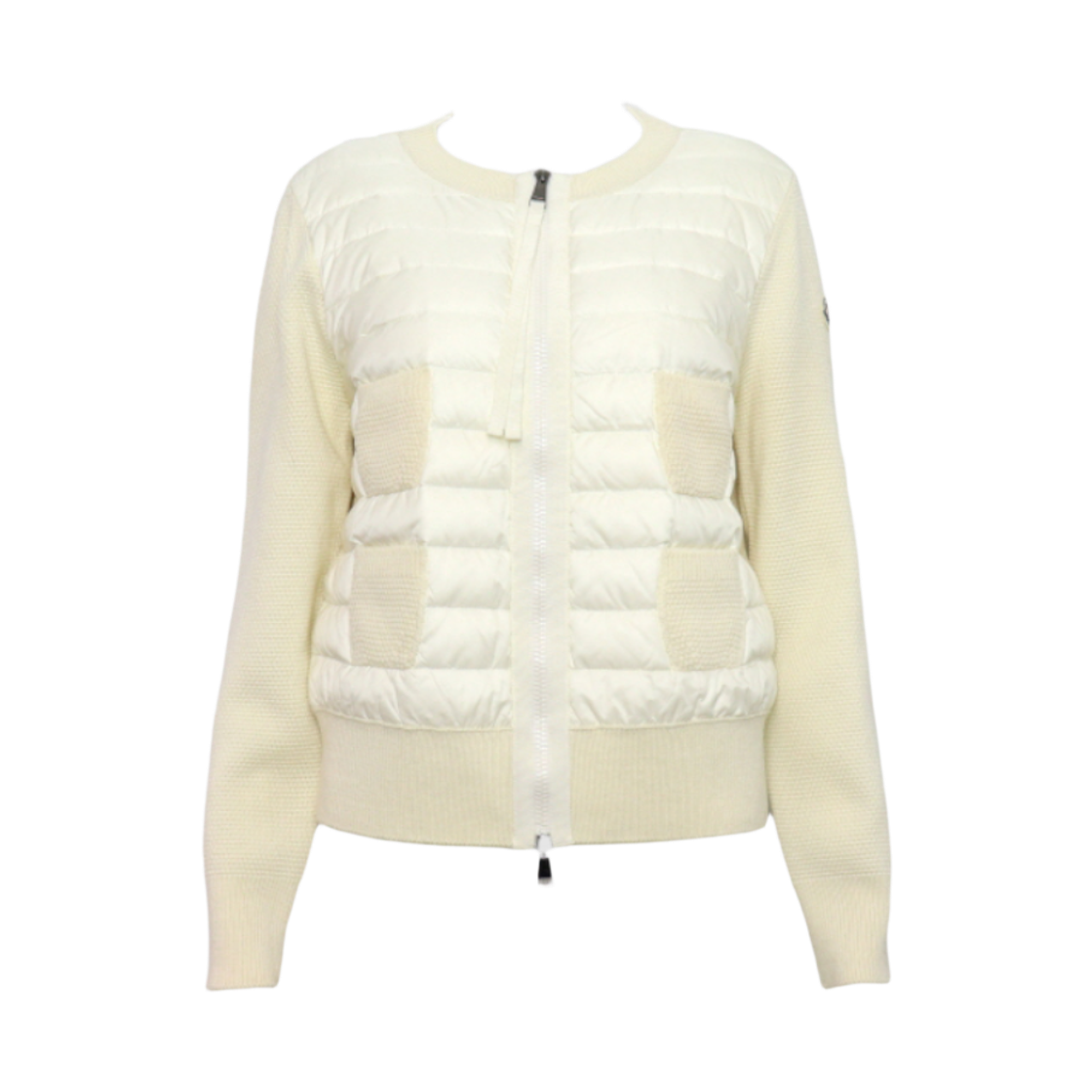 ITSOAJ2PE4VE Moncler Women's Padded Knit Cardigan Jacket