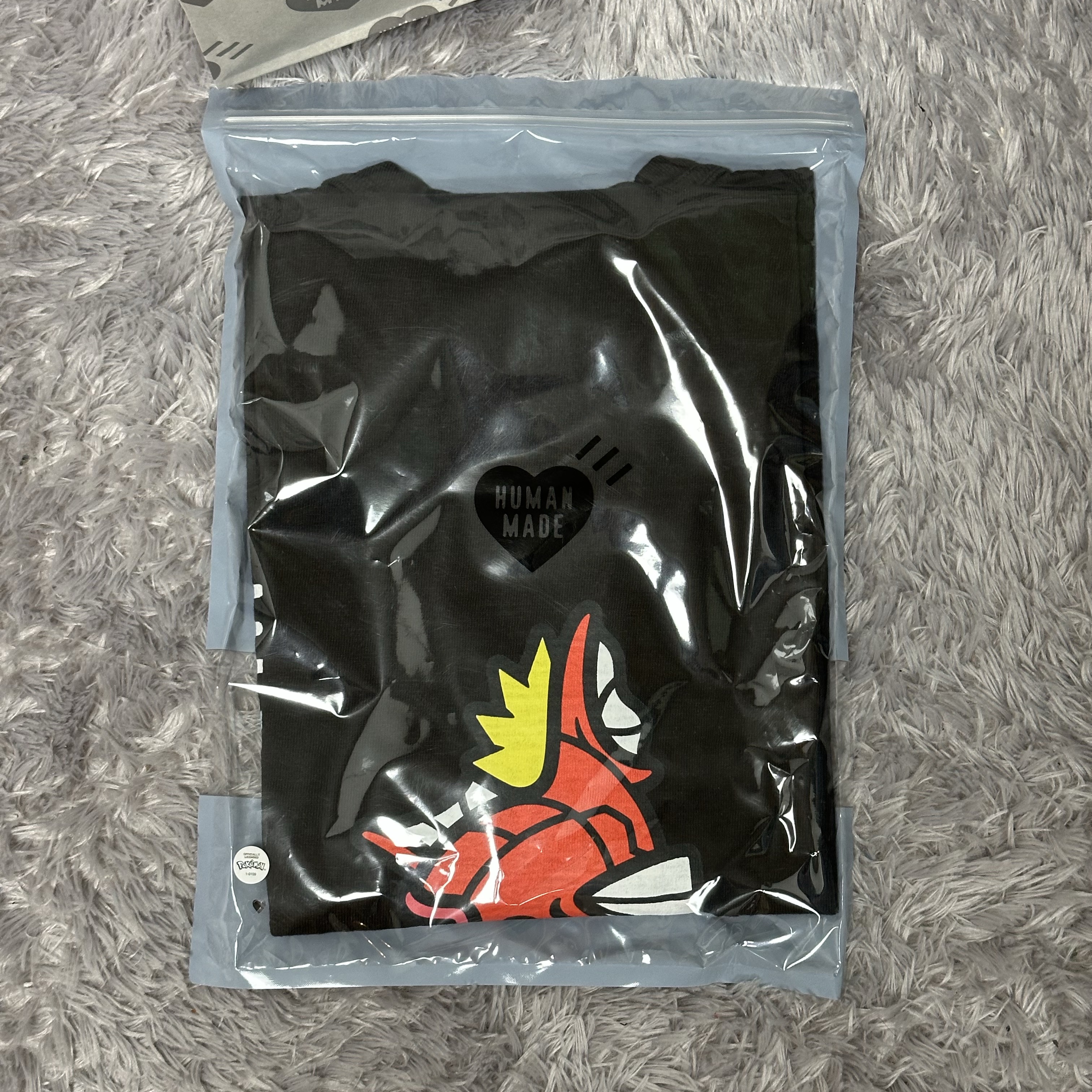 Human Made x Pokemon Made Graphic T-Shirt #3 Black 착용 스타일 - 1
