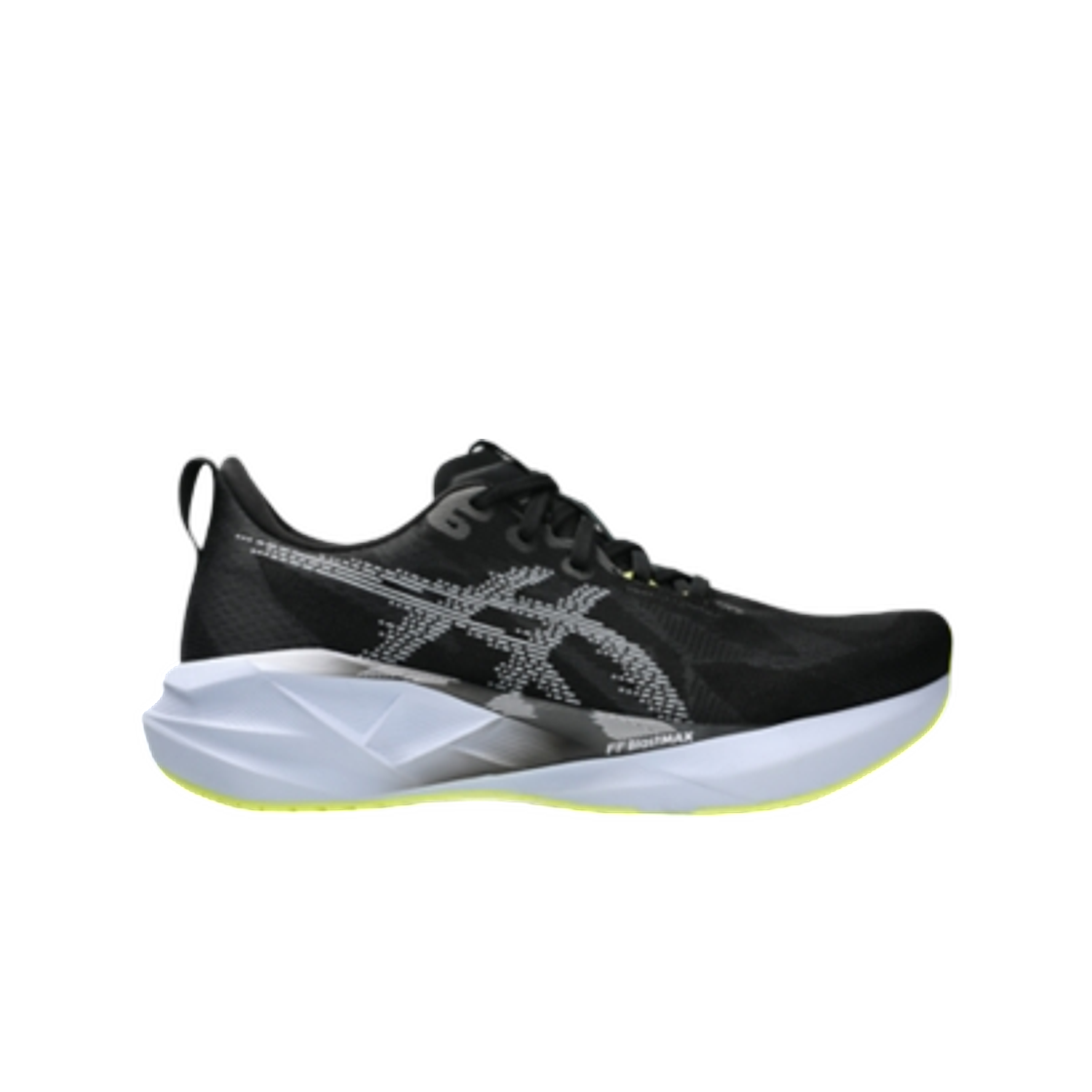1011B974-003 Asics Novablast 5 Black Blue Fade