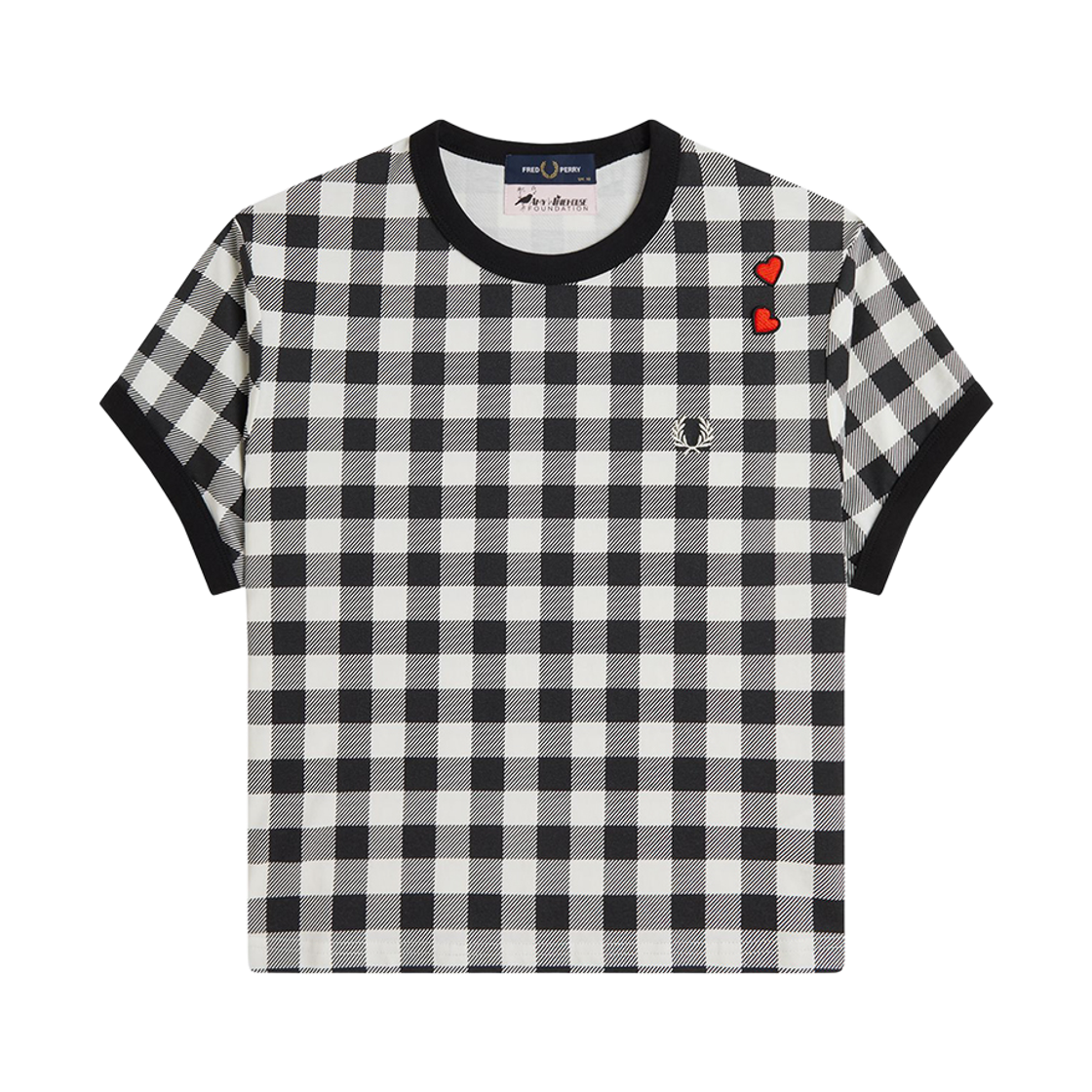 프레드페리 x 에이미와인하우스 프린트 티셔츠 라이트 에크루(Fred Perry x Amy Printed T-Shirt Light Ecru)