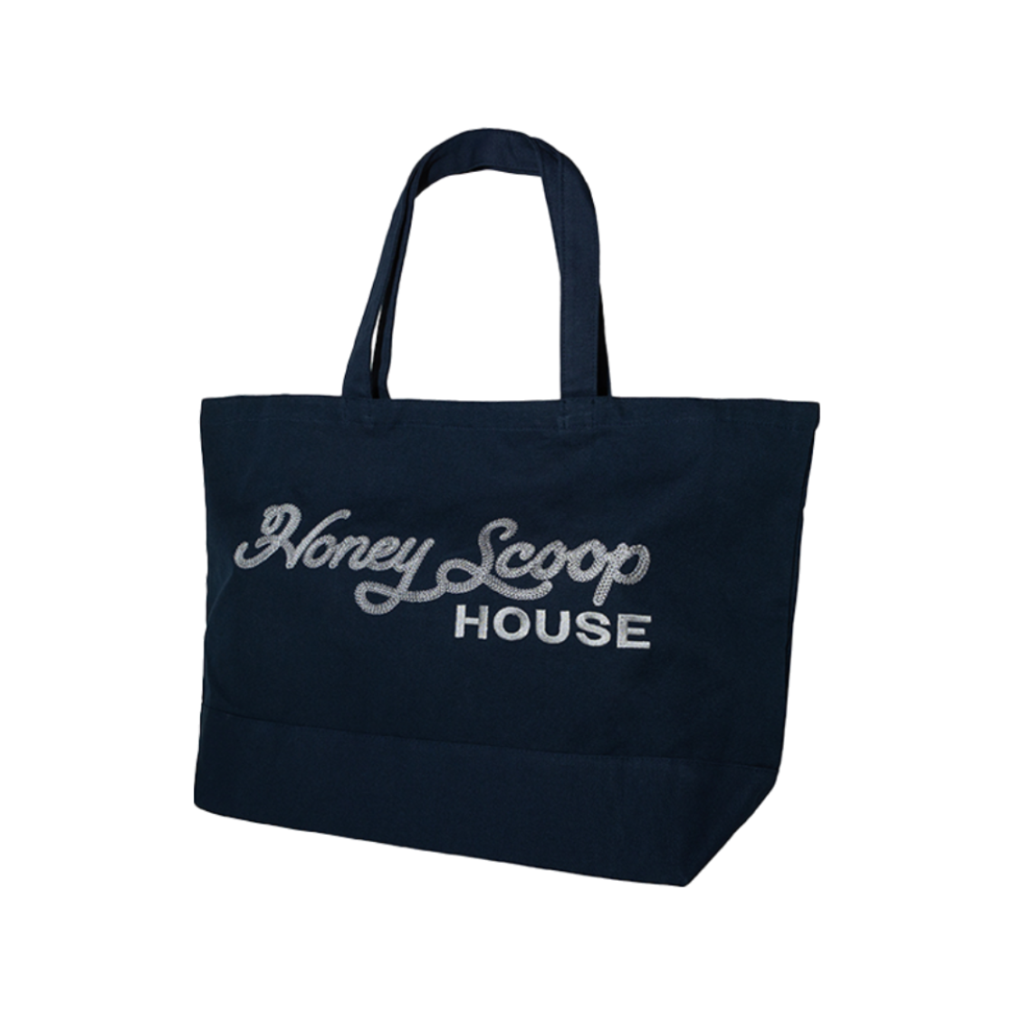 HSHCOAC219NVOS Honey Scoop House CS Logo Tote Bag Navy