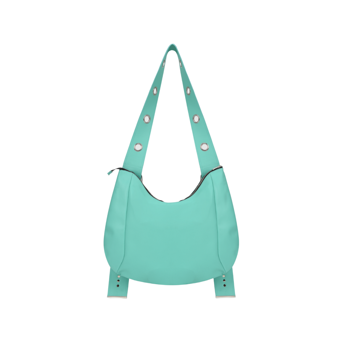 베이컨트 아카이브 벨라 와이드 스트랩 호보백 틸 블루(Vacant Archive Bella Wide Strap Hobo Bag Teal Blue) - 3