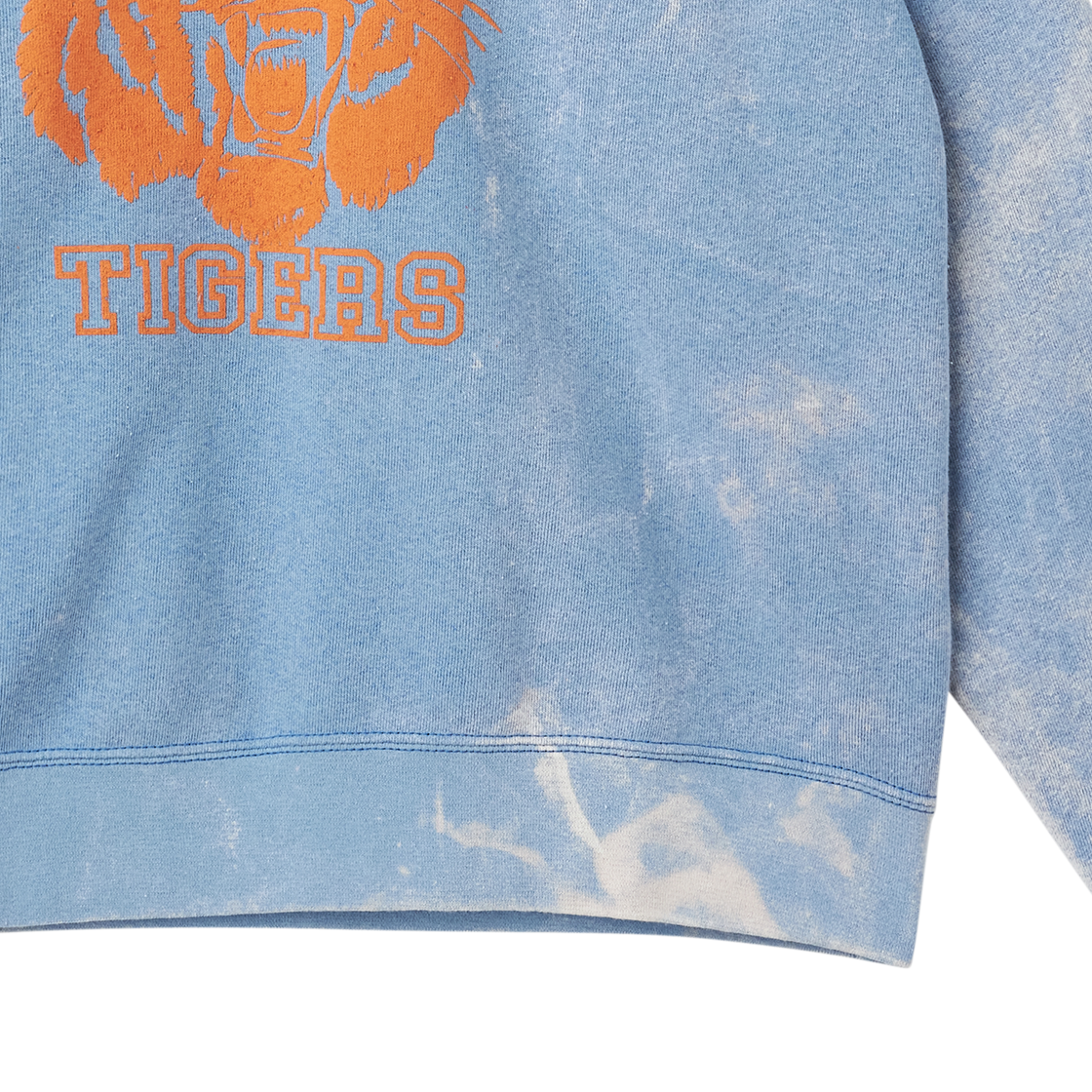 와일드 동키 타이거 래글런 슬리브 크루넥 블리치드 로얄 - 26FW(Wild Donkey Tiger Raglan Sleeves Crewneck Bleached Royal - 26FW) - 6