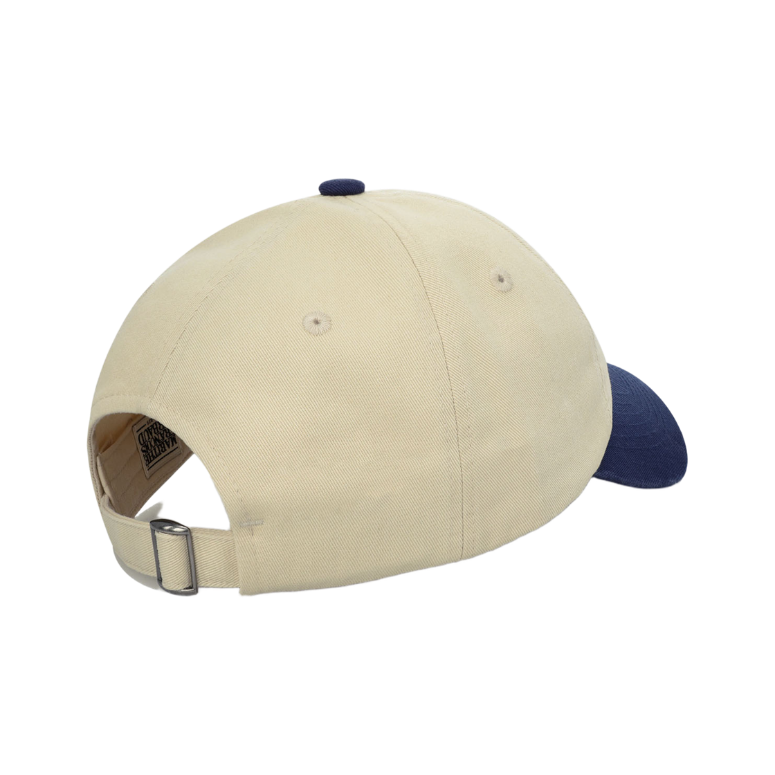 마리떼 프랑소와 저버 클래식 로고 6-패널 컬러 블록 캡 네이비(Marithe Francois Girbaud Classic Logo 6-Panel Color Block Cap Navy) - 2